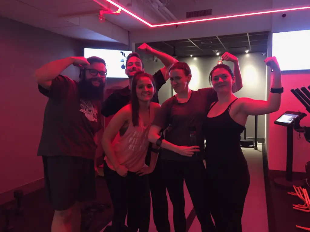 Entrenamiento grupal en sevilla